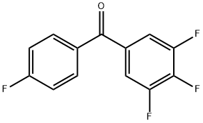 3,4,4',5-TETRAFLUOROBENZOPHENONE Structure