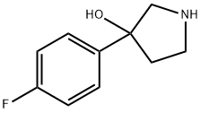 3-(4-FLUOROPHENYL)-3-PYRROLIDINOL Struktur