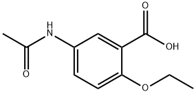 5-(Acetylamino)-2-ethoxybenzoic acid Struktur