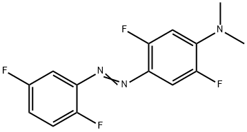 2,2',5,5'-Tetrafluoro-4-dimethylaminoazobenzene Struktur