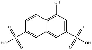 1-萘酚-3,6-二磺酸,578-85-8,结构式