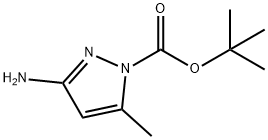 1H-Pyrazole-1-carboxylicacid,3-amino-5-methyl-,1,1-dimethylethylester Structure