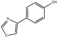 4-(噁唑-4-基)苯酚, 57801-65-7, 结构式