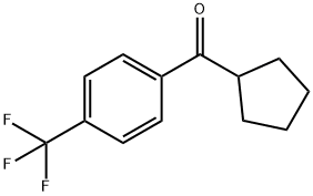 CYCLOPENTYL 4-TRIFLUOROMETHYLPHENYL KETONE Structure
