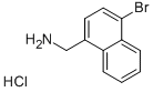 (4-BROMO-NAPHTH-1-YL)METHYLAMINE HYDROCHLORIDE Struktur