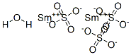 samarium(III) sulfate hydrate Struktur