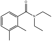 N,N-ジエチル-2,3-ジメチルベンズアミド 化学構造式