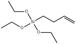 3-ブテニルトリエトキシシラン 化学構造式