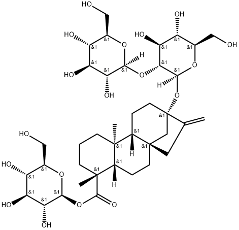 甜菊糖苷,57817-89-7,结构式