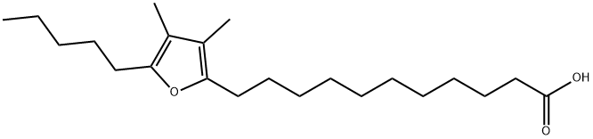 3,4-DiMethyl-5-pentyl-2-furanundecanoic Acid Struktur