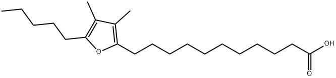 3,4-DiMethyl-5-pentyl-2-furanundecanoic Acid, 57818-36-7, 结构式