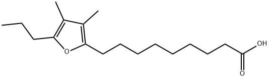 3,4-DiMethyl-5-propyl-2-furannonanoic Acid Struktur