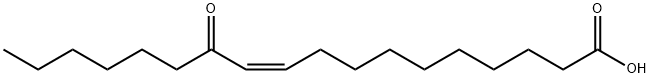 (Z)-12-Oxo-10-octadecenoic acid Structure