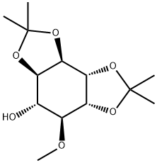 1,2:5,6-二-O-异亚丙基-D-手性肌醇, 57819-56-4, 结构式
