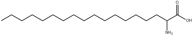 2-Aminooctadecanoic acid,5782-80-9,结构式