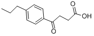 4-(4-N-プロピルフェニル)-4-オキソ酪酸 化学構造式