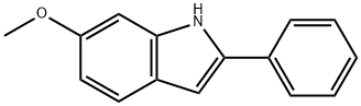 6-甲氧基-2-苯基-1H-吲哚, 57826-36-5, 结构式