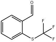 2-(トリフルオロメチルチオ)ベンズアルデヒド 化学構造式