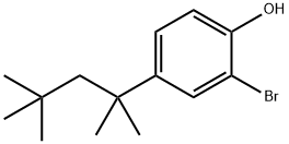 2-Bromo-4-(2,4,4-trimethylpent-2-yl)phenol Structure