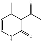 2(1H)-Pyridinone, 3-acetyl-3,4-dihydro-4-methyl- (9CI) Structure