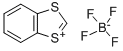 1,3-BENZODITHIOLYLIUM TETRAFLUOROBORATE Structure