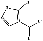 2-氯-3-(二溴甲基)噻吩,57846-02-3,结构式