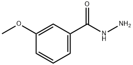 3-甲氧基苯-1-碳酰肼, 5785-06-8, 结构式