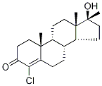 4-氯甲睾酮, 5785-58-0, 结构式