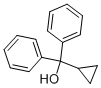 シクロプロピルジフェニルカルビノール 化学構造式