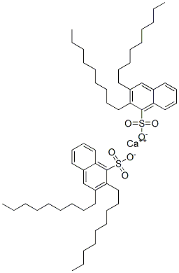 calcium bis(dinonylnaphthalenesulphonate) Struktur