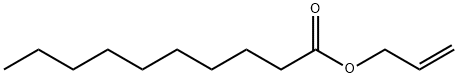 烯丙基正癸酸酯, 57856-81-2, 结构式