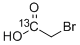 ブロモ酢酸 (1-13C) 化学構造式