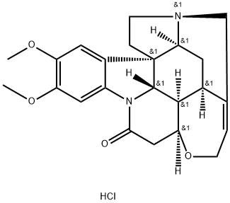 BRUCINE HYDROCHLORIDE Structure