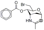 Methyl 3-Acetylamino-4-O-benzoyl-6-bromo-2,3,6-trideoxy -α-D-ribo-hexopyranoside Struktur