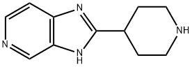 1H-Imidazo[4,5-c]pyridine,2-(4-piperidinyl)-(9CI) Structure