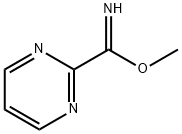 2-Pyrimidinecarboximidic acid, methyl ester (9CI) Struktur