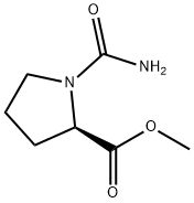 D-Proline, 1-(aminocarbonyl)-, methyl ester (9CI),578741-04-5,结构式