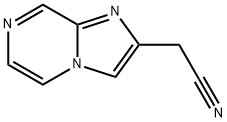 咪唑并[1,2-A]吡嗪-2-乙腈, 57892-74-7, 结构式