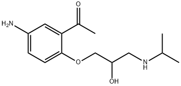 rac N-Desbutyroyl Acebutolol Structure