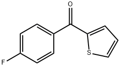 2-(p-フルオロベンゾイル)チオフェン 化学構造式