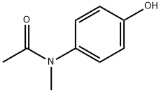 N-Methyl-4'-hydroxyacetoanilide,579-58-8,结构式