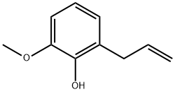 2-メトキシ-6-(2-プロペニル)フェノール 化学構造式