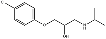 1-(Isopropylamino)-3-(4-chlorophenoxy)propane-2-ol Struktur