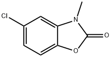 5-氯-3-甲基苯并[D]噁唑-2(3H)-酮 结构式
