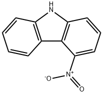 4-硝基-9H-咔唑 结构式