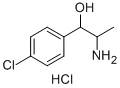 2-Amino-1-(4-chlorophenyl)propan-1-ol 化学構造式