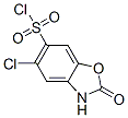 5-Chloro-2,3-dihydro-2-oxobenzoxazole-6-sulfonic acid chloride Structure