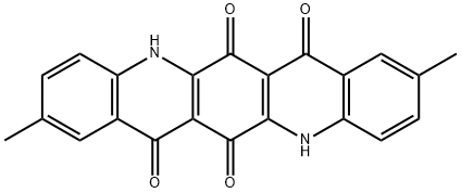 2,9-dimethylquino[2,3-b]acridine-6,7,13,14(5H,12H)-tetrone Structure