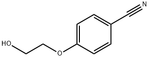 4-(2-hydroxyethoxy)benzonitrile 化学構造式