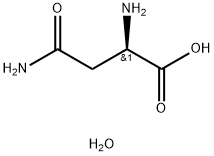 D(-)-Asparagine monohydrate Struktur